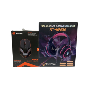 סט עכבר גיימינג Meetion 940 ואוזניות HP- 030 MEETION