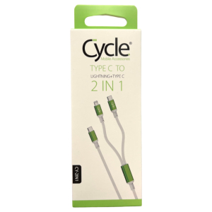 כבל סנכרון CYCLE TYPE C TO LIGHTNING-TYPEC 2-1
