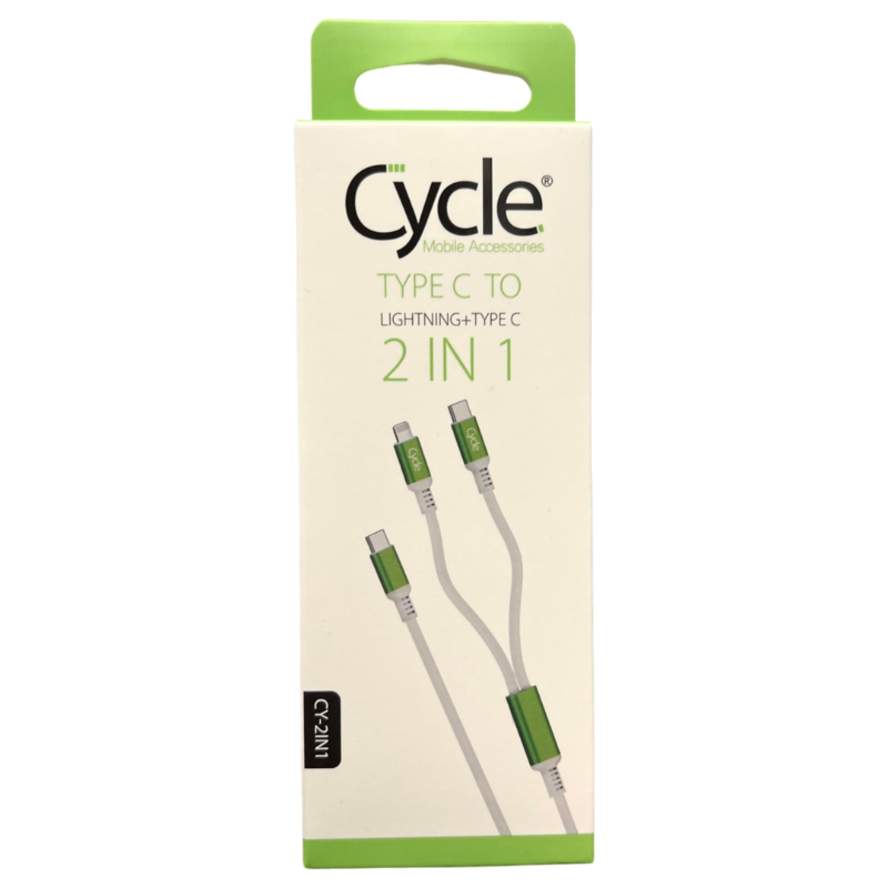 כבל סנכרון CYCLE TYPE C TO LIGHTNING-TYPEC 2-1