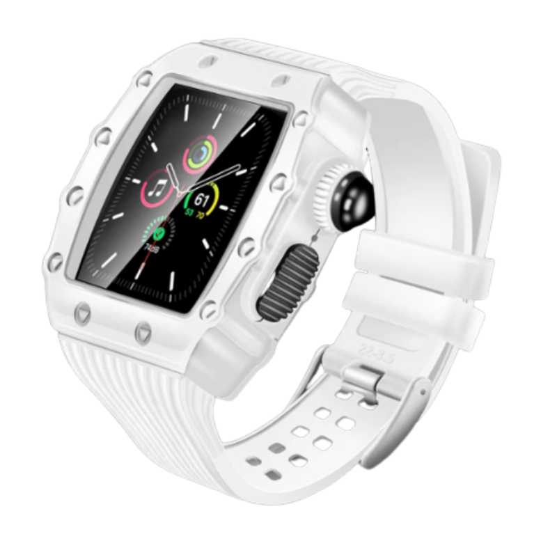 רצועה לאפל ווטש Apple Watch Case 45/44mm HUALIMEI לבן