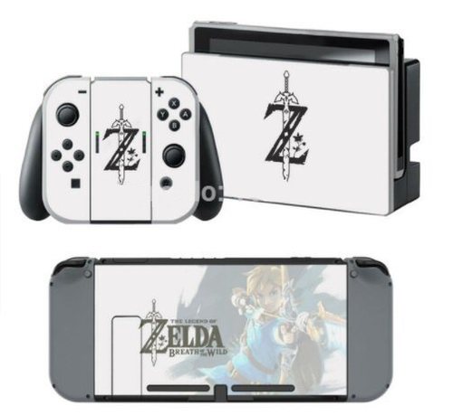 סט מדבקות ZELDA ל Nintendo Switch