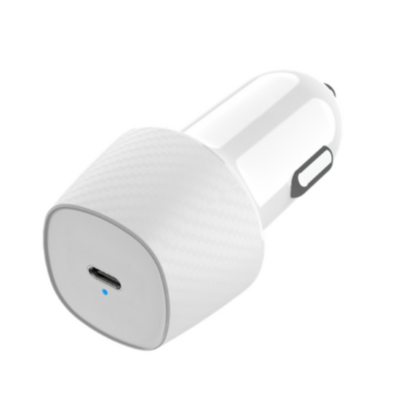 מטען רכב Essentials Type-C 25W Car Charger White