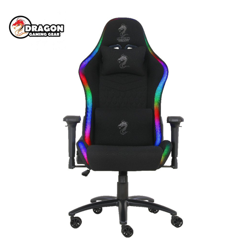 כיסא גיימרים Dragon Space PLUS RGB Chair בד