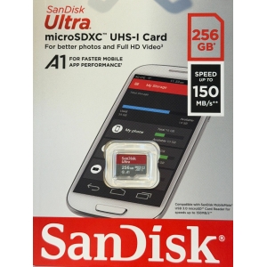 כרטיס זיכרון SANDISK 256GB