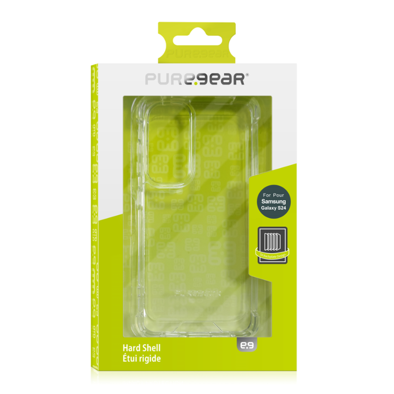 כיסוי שקוף PureGear Hard Shell ל SAMSUNG GALAXY S24