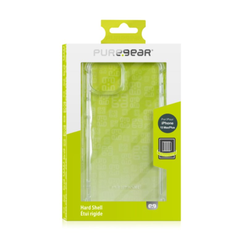 כיסוי שקוף PureGear Hard Shell ל IPHONE 15 PRO