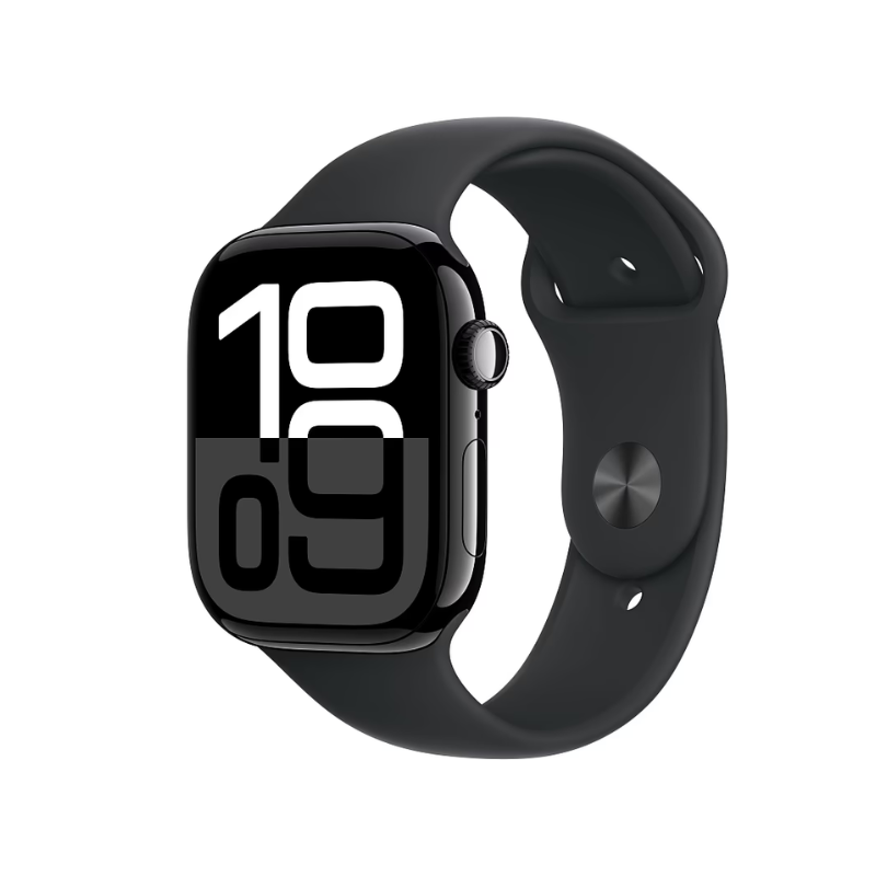 שעון חכם Apple Watch Series 10 46mm Aluminum Case Rubber Sport Band GPS אפל