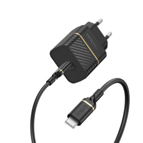 מטען קיר OtterBox 18w+USB-C to USB-C Cable Wall Charger