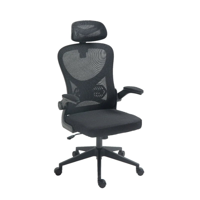 כיסא משרד ארגונומי אפור SMART TECH R10