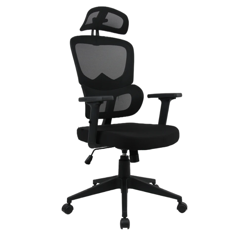כיסא משרד ארגונומי שחור SMART TECH R50