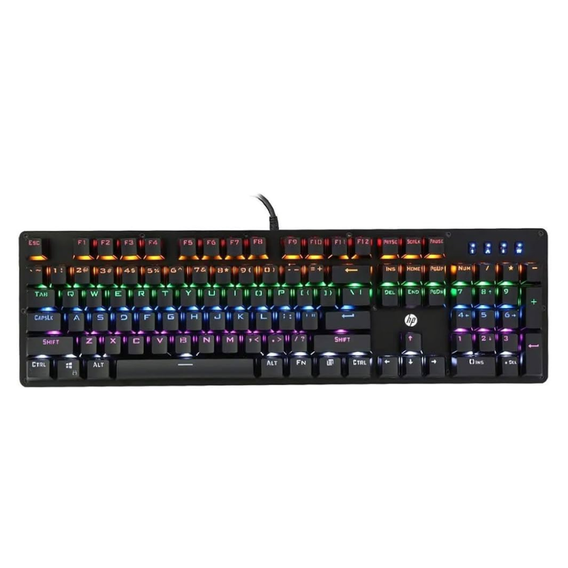 מקלדת גיימינג מכאנית  HP GK100F חוטית RGB