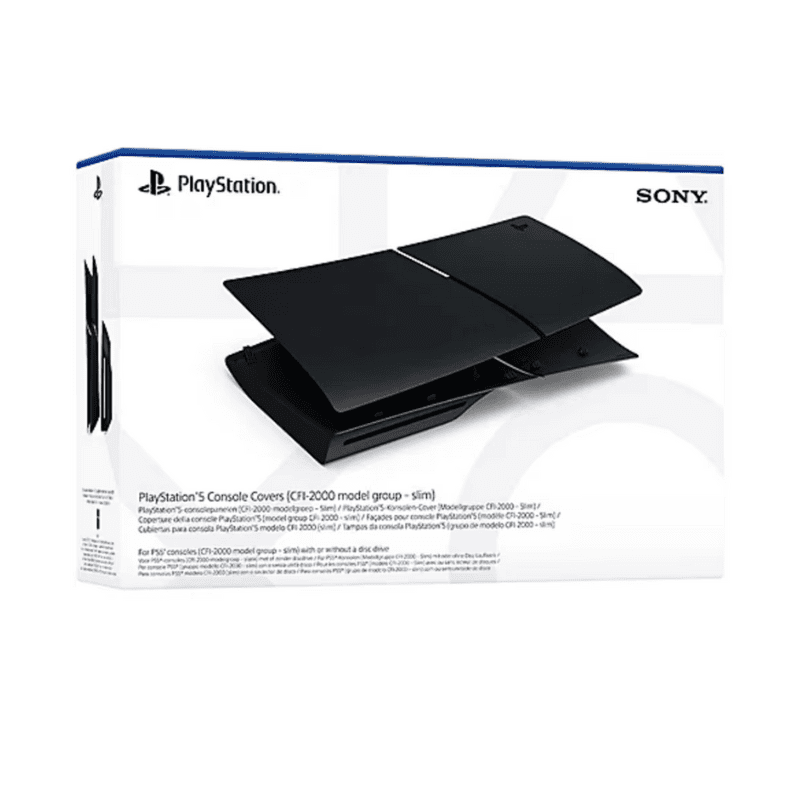כיסוי מקורי לקונסולת Sony Playstation 5 Slim – בצבע שחור