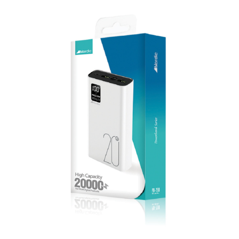 סוללת גיבוי Nordic 20,000mAh