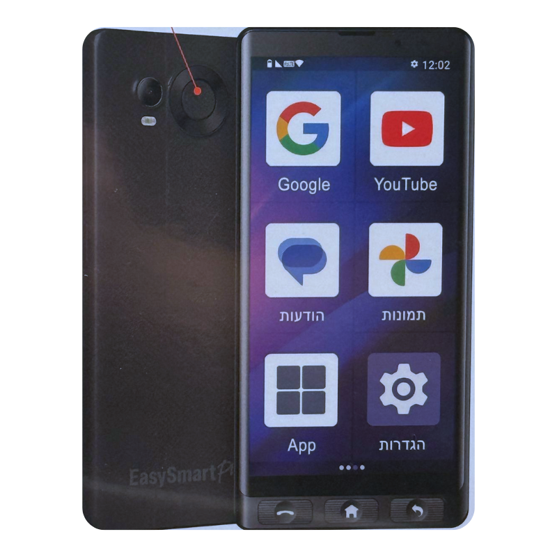 טלפון חכם EasySmartPhone למבוגרים עם מסך 6 אינץ’, כפתור SOS ותמיכה ב-4G