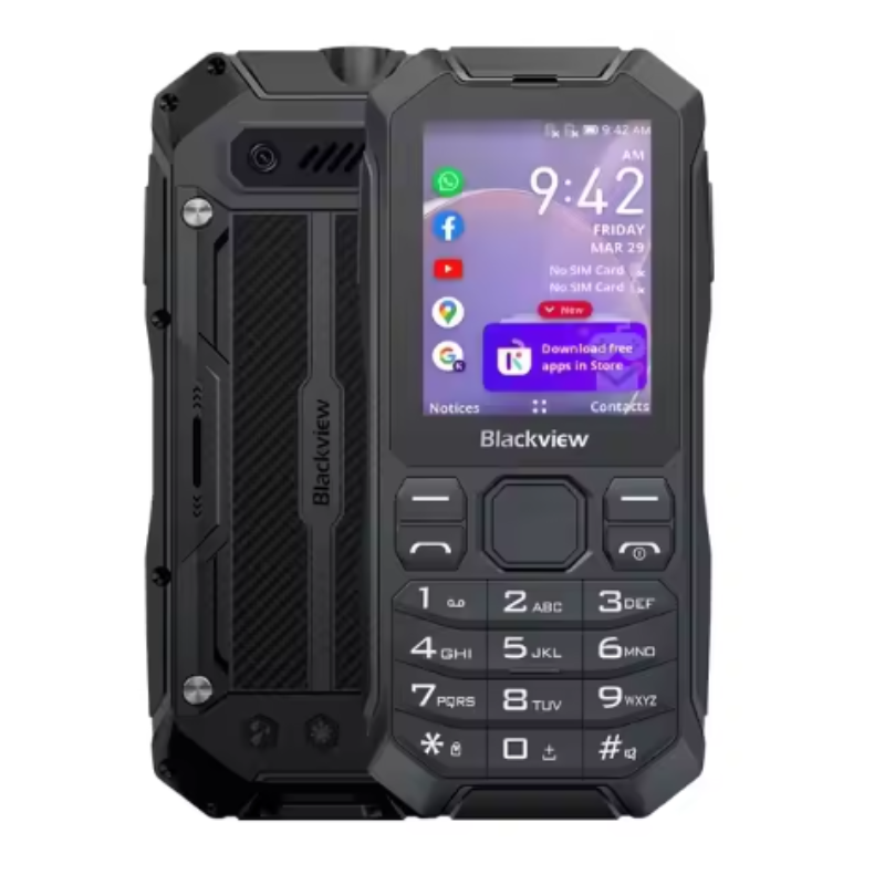 טלפון BLACKVIEW N1000 שחור עם מסך 2.4 אינץ’ וסוללה עוצמתית