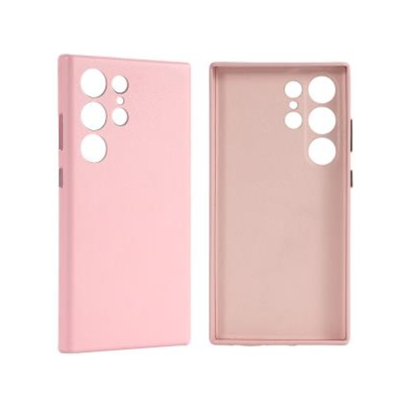 כיסוי עור סינטטי PG ל-Samsung Galaxy S24 Ultra – בצבע ורוד