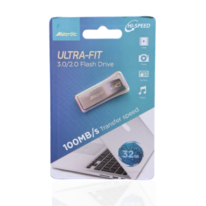 זיכרון נייד Nordic Ultra-Fit 32GB USB 3.0/2.0 – מהיר, קומפקטי ואמין
