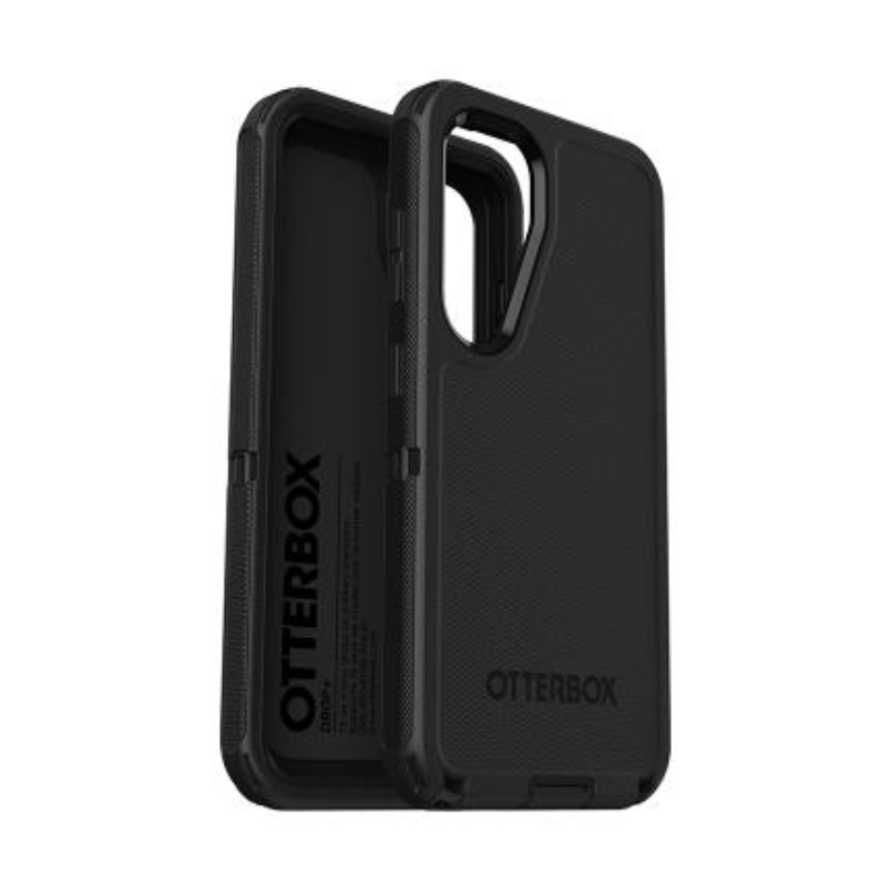 כיסוי OtterBox Defender שחור ל-Samsung Galaxy S25 Plus – הגנה מקסימלית ומדויקת