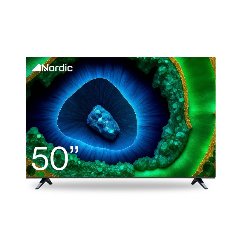 טלוויזיה חכמה Nordic ZT500TV 50 אינץ’ – 4K UHD, Android 14, HDR ULTRA, Dolby Atmos, Bluetooth, HDMI/USB/RJ45/AV