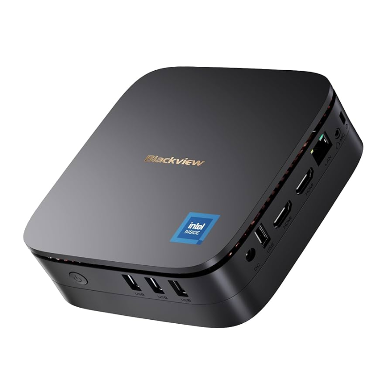 Blackview MP60 Mini PC - מחשב מיני עם מעבד Intel N5095 ו-Windows 11 Pro.