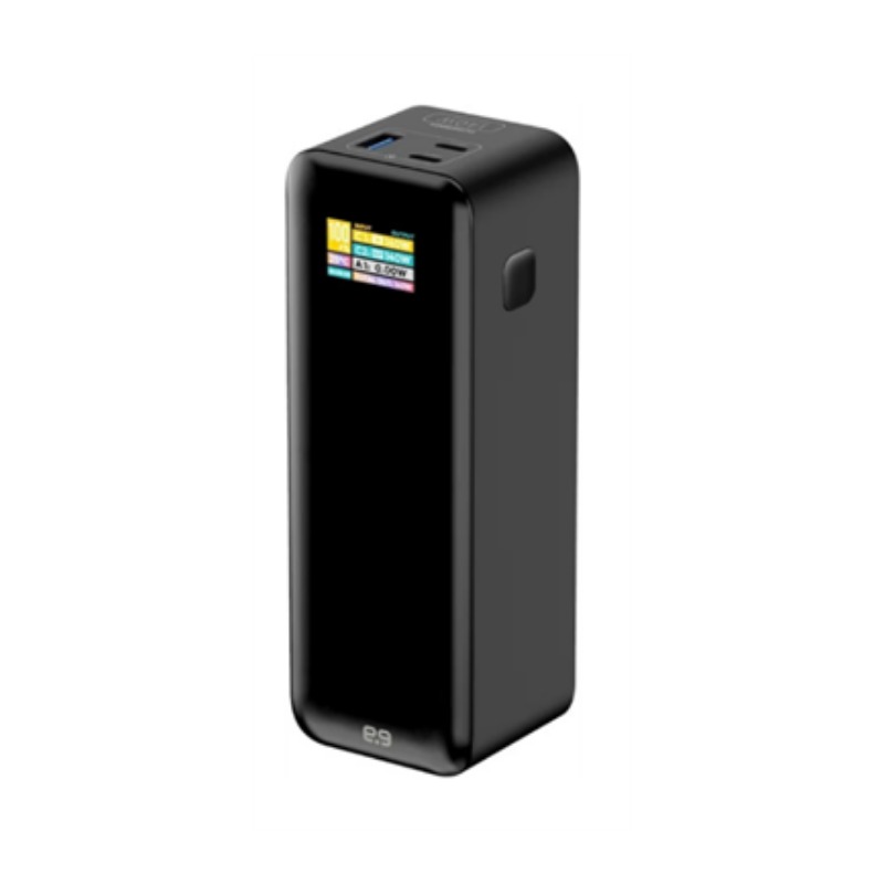 מטען נייד עוצמתי למחשבים ניידים PureGear 140W עם צג דיגיטלי חכם מופעל