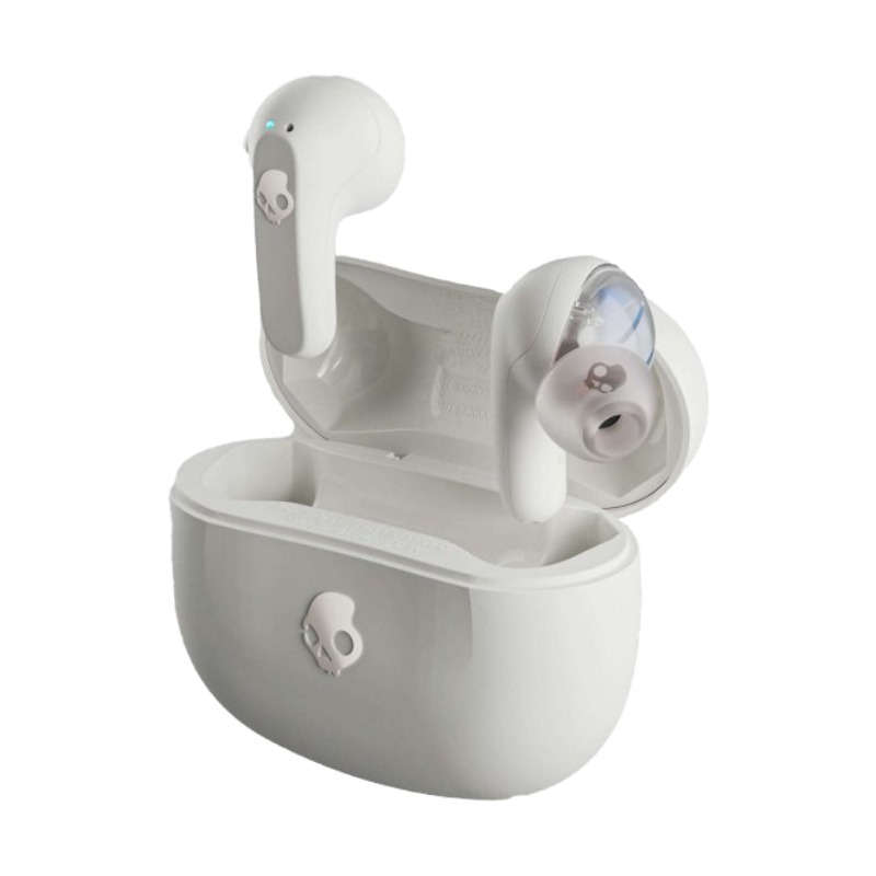 אוזניות אלחוטיות חכמות Skullcandy Rail True Wireless במבט חזיתי קומפקטי