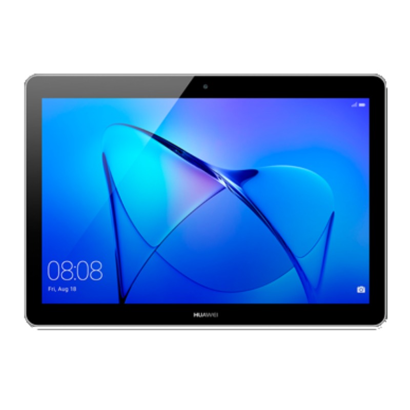 טאבלט Huawei MediaPad T3 10 בצבע שחור עם מסך 9.6 אינץ' גדול ומרכב אלומיניום דק